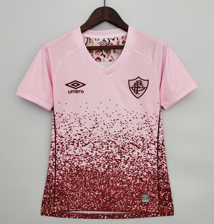 2021/22 Fluminense Women Pink Soccer Jersey Shirt